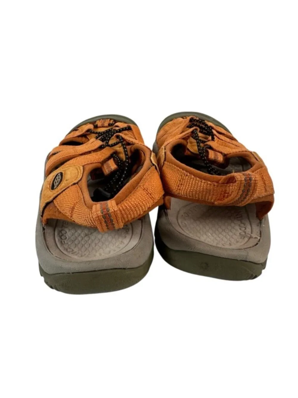 KEEN Newport H2 Hybrid Water Hiking Closed Toe Sandals Orange Women's 8